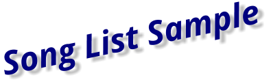 Song List Sample